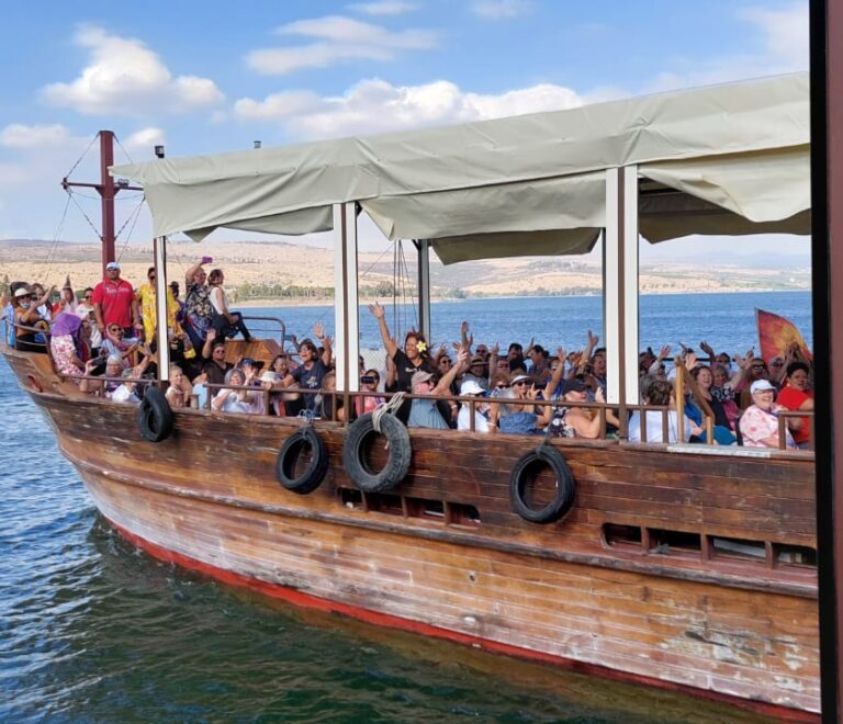 Boat ride at Sea of Galilee